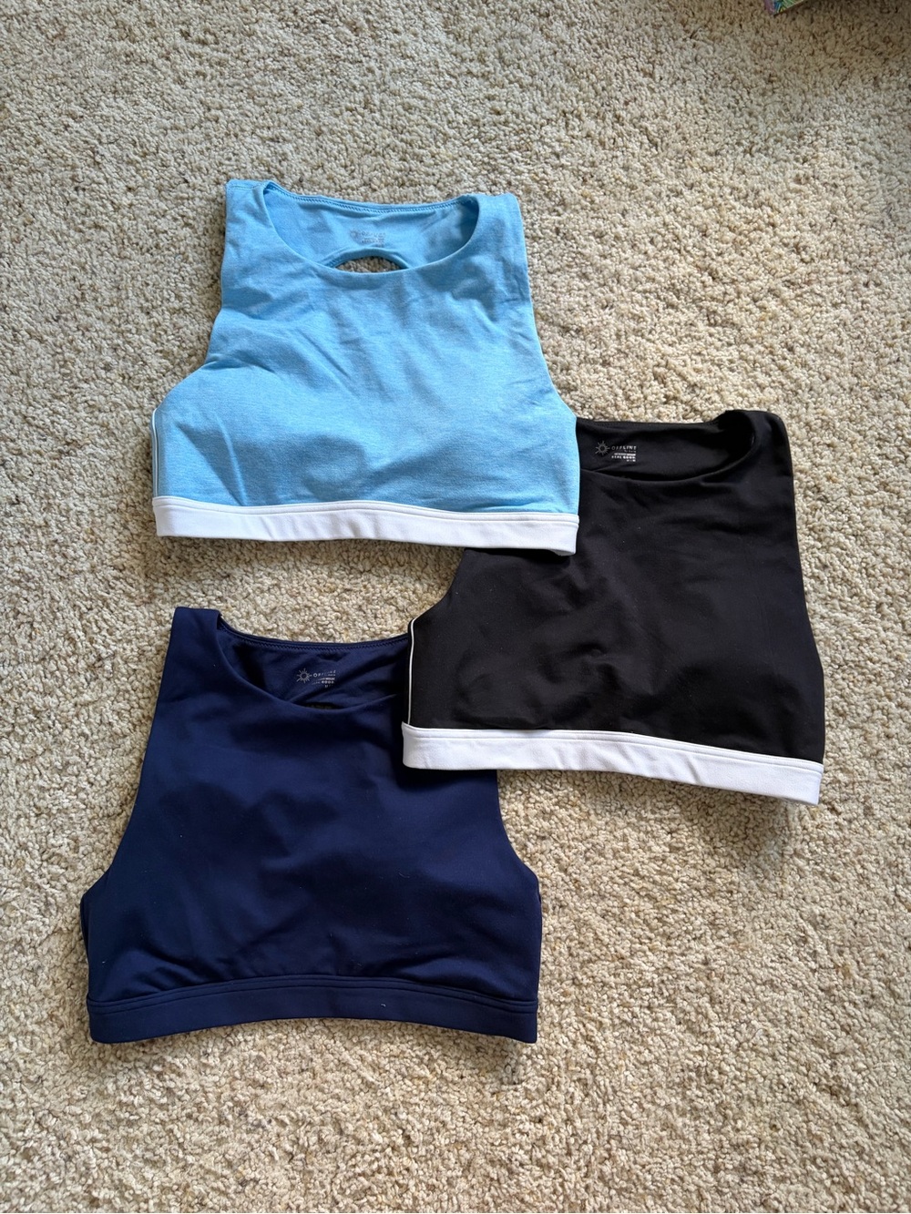 SET OF 3 Offline by Aerie Sports Bras